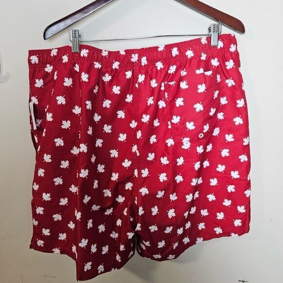 Old Navy XL Men’s Swim Board Shorts Canada Print NWT Mesh Lined - Picture 3 of 5